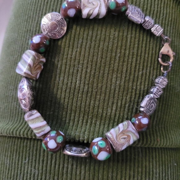 Bead and metal Bracelet - Picture 5 of 5
